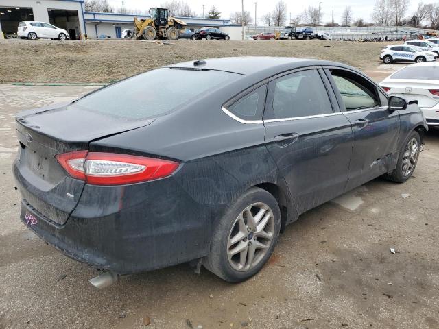 3FA6P0HRXDR306241 - 2013 FORD FUSION SE BLACK photo 3