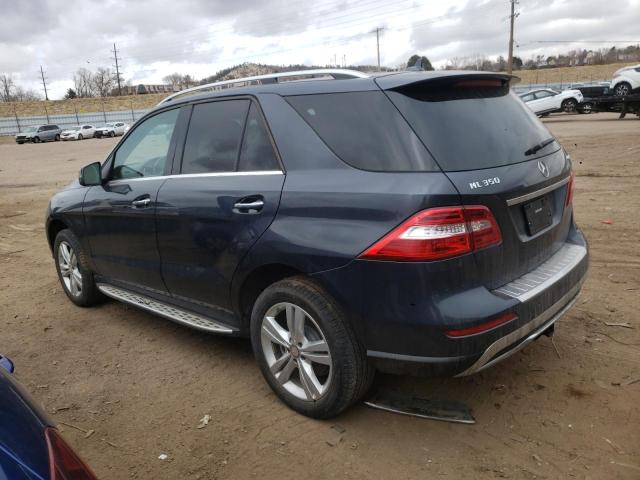 4JGDA5HB3FA597225 - 2015 MERCEDES-BENZ ML 350 4MATIC CHARCOAL photo 2