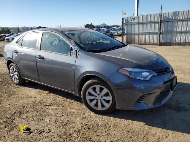 5YFBURHE4GP370109 - 2016 TOYOTA COROLLA L GRAY photo 4