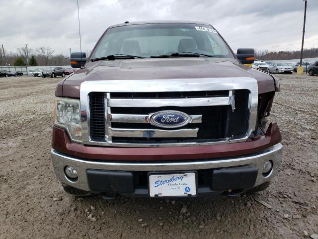 1FTRF14899KB98834 - 2009 FORD F150 MAROON photo 5