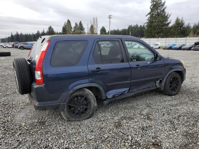 JHLRD68886C025697 - 2006 HONDA CR-V EX BLUE photo 3