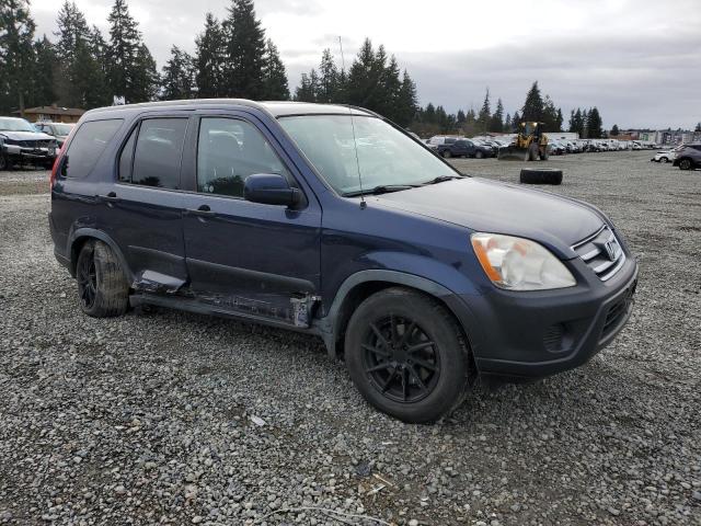 JHLRD68886C025697 - 2006 HONDA CR-V EX BLUE photo 4