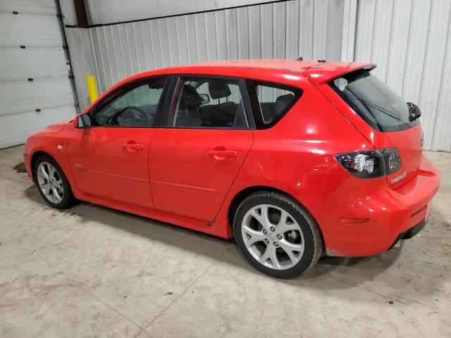 JM1BK344281812195 - 2008 MAZDA 3 HATCHBACK RED photo 2