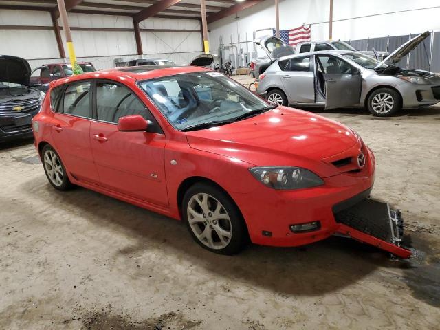 JM1BK344281812195 - 2008 MAZDA 3 HATCHBACK RED photo 4