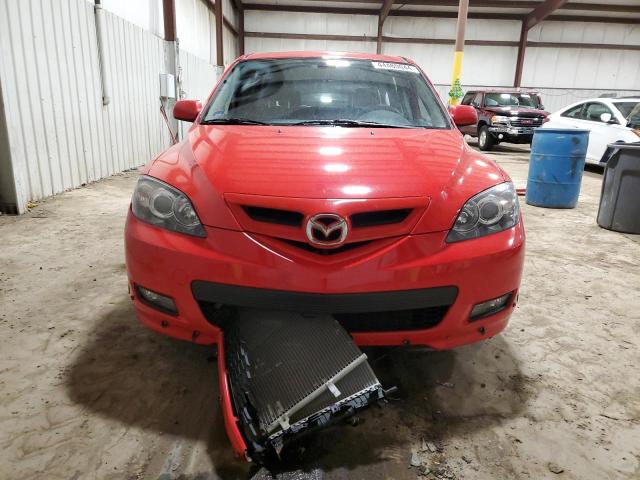 JM1BK344281812195 - 2008 MAZDA 3 HATCHBACK RED photo 5