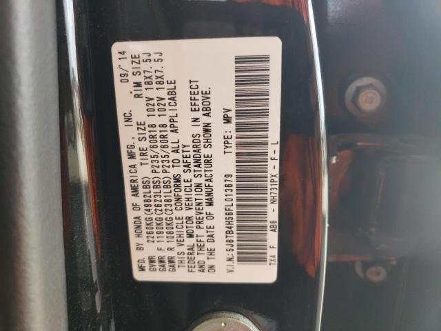 5J8TB4H56FL013679 - 2015 ACURA RDX TECHNOLOGY BLACK photo 13