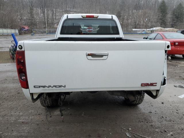 1GTJ6LFE7C8156498 - 2012 GMC CANYON WHITE photo 6