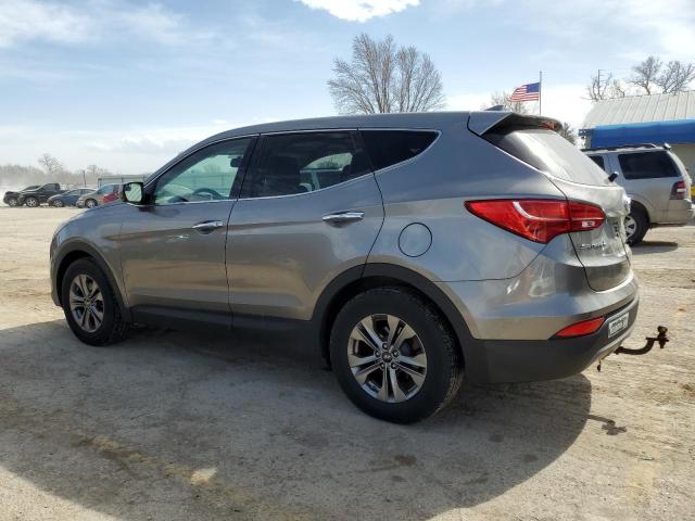 5XYZTDLB8FG282734 - 2015 HYUNDAI SANTA FE S GRAY photo 2