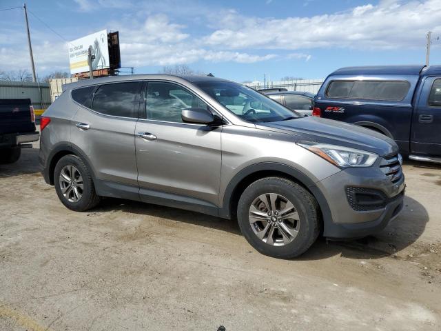 5XYZTDLB8FG282734 - 2015 HYUNDAI SANTA FE S GRAY photo 4