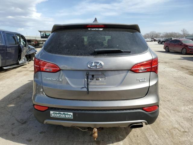 5XYZTDLB8FG282734 - 2015 HYUNDAI SANTA FE S GRAY photo 6