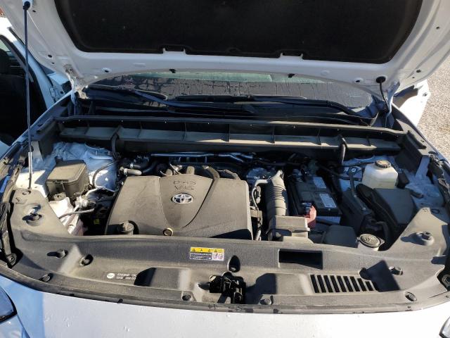 5TDGZRBH4NS200766 - 2022 TOYOTA HIGHLANDER XLE WHITE photo 12