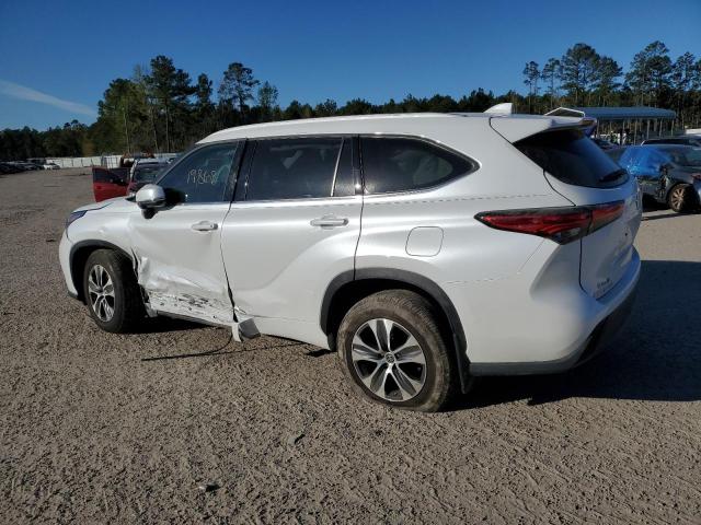 5TDGZRBH4NS200766 - 2022 TOYOTA HIGHLANDER XLE WHITE photo 2