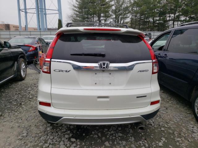 5J6RM4H99GL074364 - 2016 HONDA CR-V TOURING WHITE photo 6