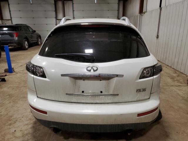 JNRAS08W77X203461 - 2007 INFINITI FX35 WHITE photo 6