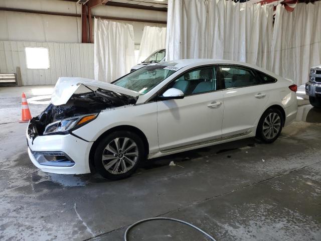 5NPE34AF4GH300600 - 2016 HYUNDAI SONATA SPORT WHITE photo 1