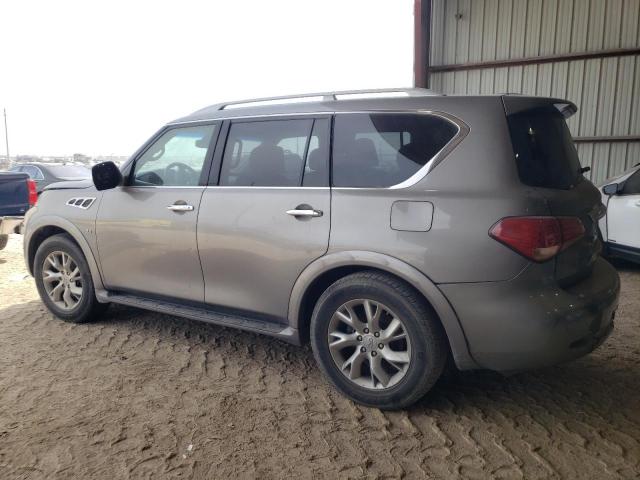 JN8AZ2NF2E9554070 - 2014 INFINITI QX80 GRAY photo 2