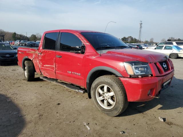 1N6AA07C78N317156 - 2008 NISSAN TITAN XE RED photo 4