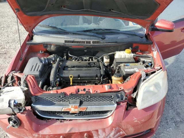 KL1TD5DEXBB190425 - 2011 CHEVROLET AVEO LS 红色 照片 11