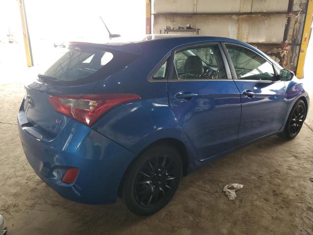 KMHD35LH9HU361072 - 2017 HYUNDAI ELANTRA GT BLUE photo 3