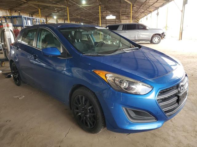 KMHD35LH9HU361072 - 2017 HYUNDAI ELANTRA GT BLUE photo 4