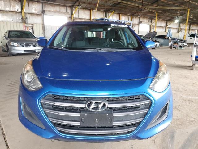 KMHD35LH9HU361072 - 2017 HYUNDAI ELANTRA GT BLUE photo 5