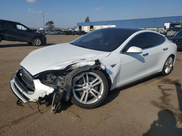 5YJSA1E22FF116266 - 2015 TESLA MODEL S WHITE photo 1