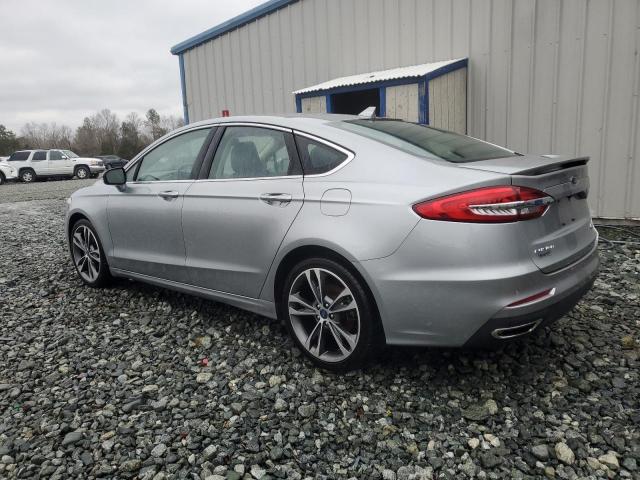 3FA6P0D93LR193883 - 2020 FORD FUSION TITANIUM GRAY photo 2