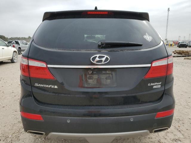 KM8SR4HF5FU113082 - 2015 HYUNDAI SANTA FE GLS BLACK photo 6