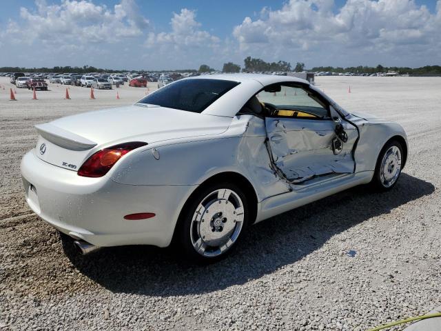 JTHFN48Y620019778 - 2002 LEXUS SC 430 WHITE photo 3