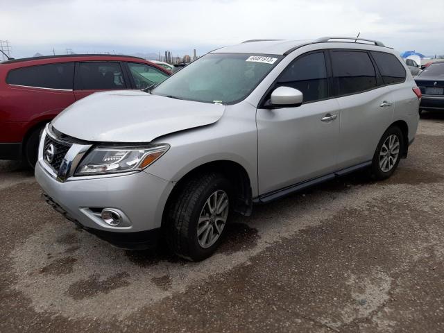 5N1AR2MNXFC702390 - 2015 NISSAN PATHFINDER S SILVER photo 1