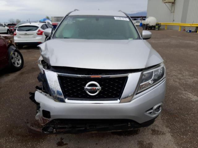 5N1AR2MNXFC702390 - 2015 NISSAN PATHFINDER S SILVER photo 5
