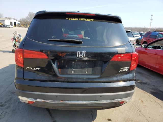 5FNYF6H91HB002764 - 2017 HONDA PILOT TOURING BLACK photo 6