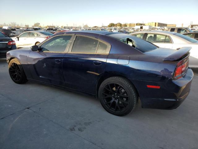 2C3CDXBG9EH114123 - 2014 DODGE CHARGER SE BLUE photo 2