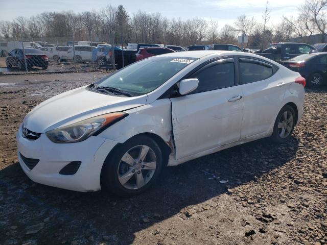 5NPDH4AE4DH382912 - 2013 HYUNDAI ELANTRA GLS WHITE photo 1