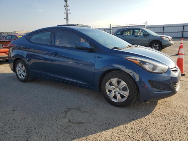 KMHDH4AE6GU650364 - 2016 HYUNDAI ELANTRA SE BLUE photo 4