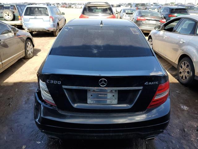 WDDGF8AB0DR285768 - 2013 MERCEDES-BENZ C 300 4MATIC BLACK photo 6