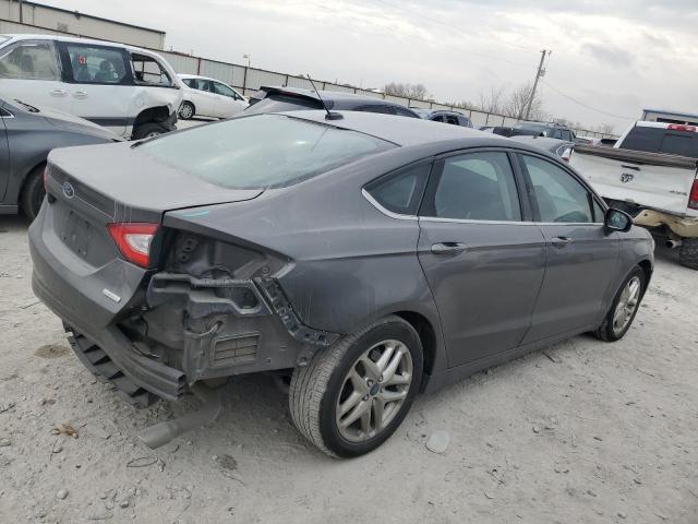 3FA6P0HR9DR283521 - 2013 FORD FUSION SE GRAY photo 3