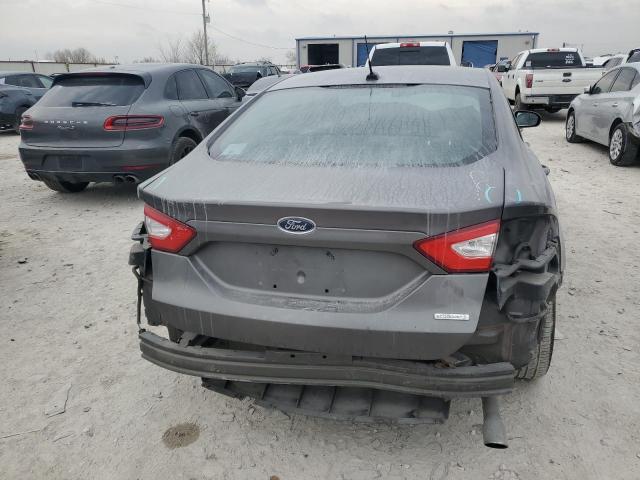 3FA6P0HR9DR283521 - 2013 FORD FUSION SE GRAY photo 6