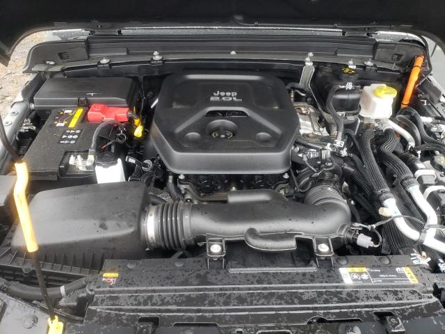 1C4JJXP69MW843394 - 2021 JEEP WRANGLER U SAHARA 4XE GRAY photo 11