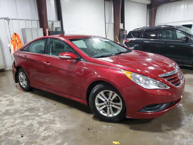 5NPEB4AC9EH896907 - 2014 HYUNDAI SONATA GLS BURGUNDY photo 4