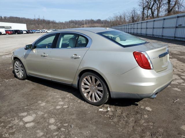 1LNHL9DR2BG601861 - 2011 LINCOLN MKS BEIGE photo 2