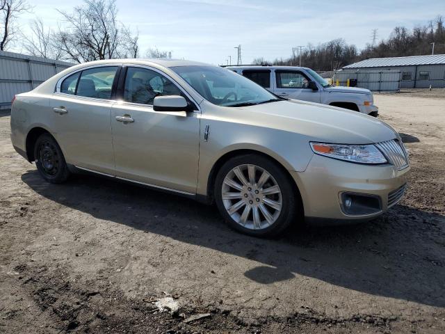 1LNHL9DR2BG601861 - 2011 LINCOLN MKS BEIGE photo 4