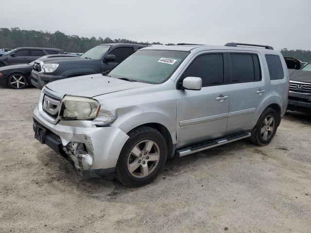 5FNYF3H51BB036853 - 2011 HONDA PILOT EXL SILVER photo 1