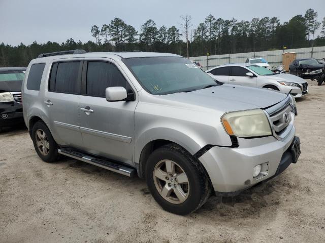 5FNYF3H51BB036853 - 2011 HONDA PILOT EXL SILVER photo 4