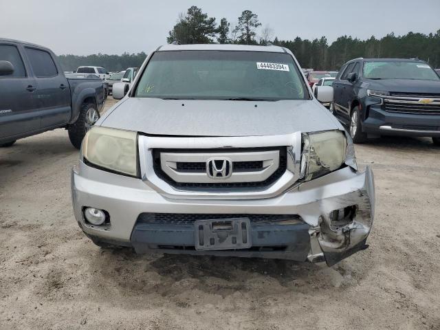 5FNYF3H51BB036853 - 2011 HONDA PILOT EXL SILVER photo 5