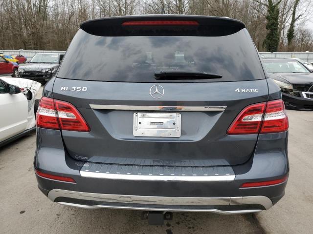 4JGDA5HBXCA068575 - 2012 MERCEDES-BENZ ML 350 4MATIC GRAY photo 6