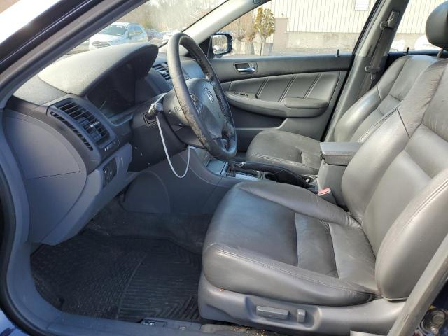 1HGCM66517A033053 - 2007 HONDA ACCORD EX BLUE photo 7