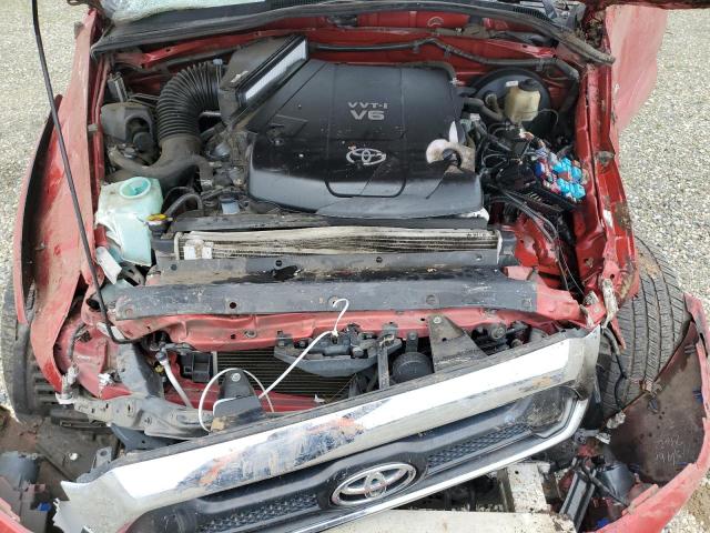 3TMJU4GN6EM168764 - 2014 TOYOTA TACOMA DOUBLE CAB PRERUNNER RED photo 11