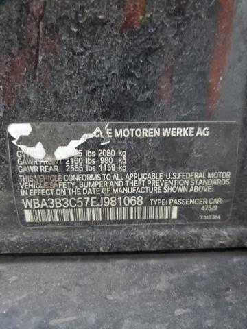 WBA3B3C57EJ981068 - 2014 BMW 328 XI BLACK photo 12