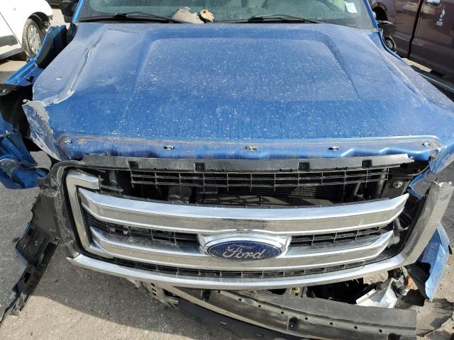 1FTMF1CM9EKD17095 - 2014 FORD F150 BLUE photo 11